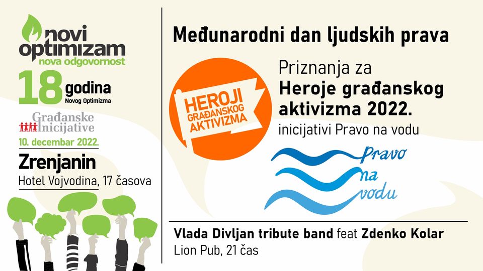 Read more about the article Inicijativi Pravo na vodu priznanje “Heroji građanskog aktivizma”