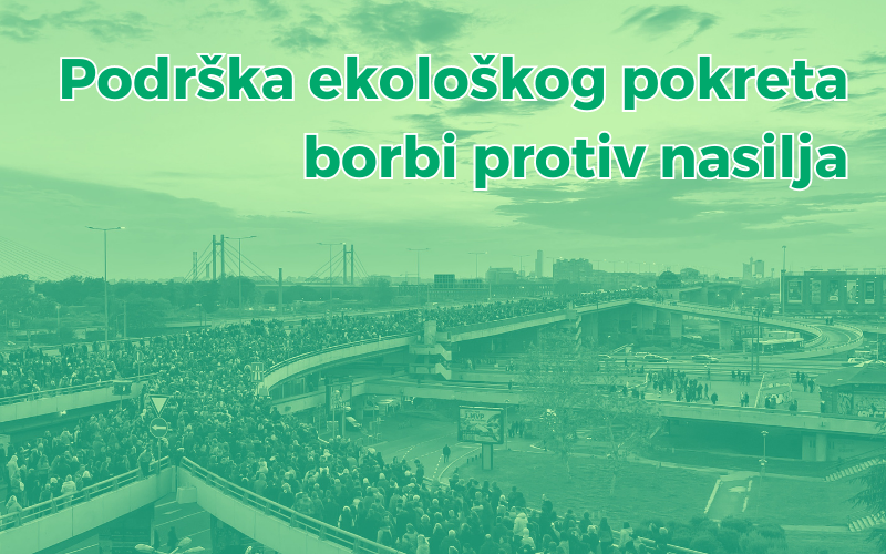 Read more about the article Podrška ekološkog pokreta skupu protiv nasilja